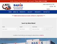 Tablet Screenshot of basisnz.co.nz